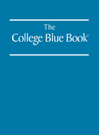 The College Blue Book