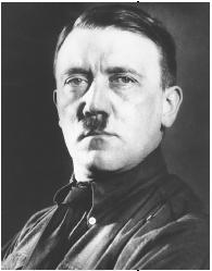 Portrait: Adolf Hitler. (Reproduced by permission of the