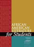 African American Literature for Students, ed. , v. 1 Cover