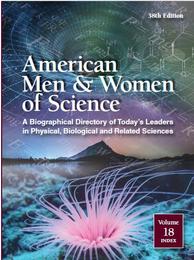 American Men & Women of Science, ed. 38, v. 