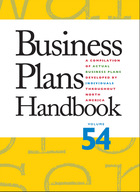 Business Plans Handbook, ed. , v. 54 Cover