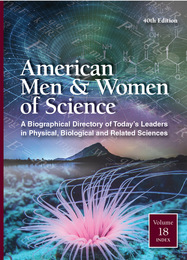 American Men & Women of Science, ed. 40, v. 