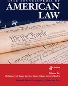 Gale Encyclopedia of American Law