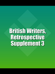 British Writers, Retrospective Supplement 3, ed. , v. 