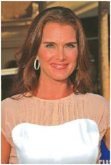 Actress and model Brooke Shields suffered from postpartum depression after the birth of her first child.