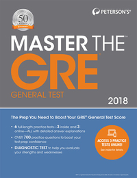 Peterson's® Master the GRE® General Test 2018, ed. 24, v. 