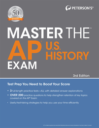 Peterson’s® Master the™ AP® U.S. History Exam, ed. 3, v. 