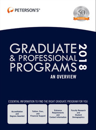 Peterson's® Graduate & Professional Programs, ed. 52, v. 