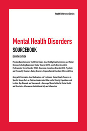 Mental Health Disorders Sourcebook, ed. 8, v. 