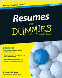 Resumes For Dummies®, ed. 7, v. 