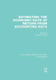 Estimating the Economic Rate of Return from Accounting Data, ed. , v. 