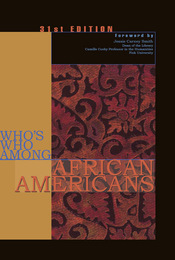 Who's Who Among African Americans, ed. 31, v. 