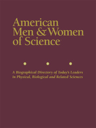 American Men & Women of Science, ed. 36, v. 