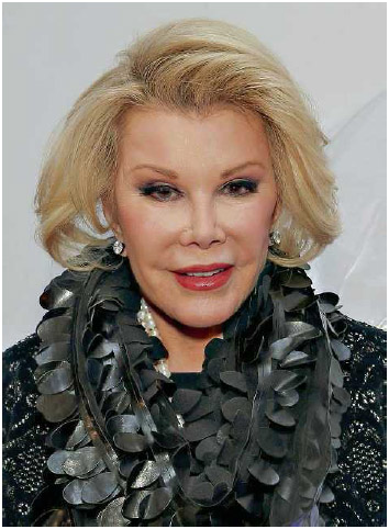 Joan Rivers Received upper crust east coast education Appeared