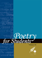 Poetry for Students, ed. , v. 60 Cover