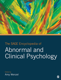 The SAGE Encyclopedia of Abnormal and Clinical Psychology, ed. , v. 