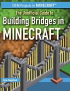 The Unofficial Guide to Building Bridges in Minecraft, ed. , v.  Cover