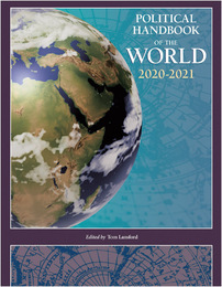 Political Handbook of the World 2020-2021, ed. , v. 