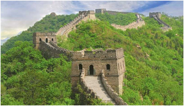 The Great Wall of China is considered one of the major architectural achievements of the premodern world.