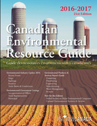 Canadian Environmental Resource Guide 2016-2017, ed. 21, v.  Icon