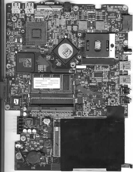 A motherboard is the main printed circuit board (PCB) of a computer. Also known as a logic board or mainboard, it connects the CPU to memory and to peripherals.