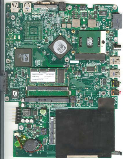 A motherboard is the main printed circuit board (PCB) of a computer. Also known as a logic board or mainboard, it connects the CPU to memory and to peripherals. Often it includes hard drives, sound cards, network cards, video cards,