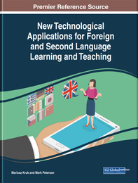 New Technological Applications for Foreign and Second Language Learning and Teaching, ed. , v. 