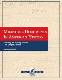 Milestone Documents in American History, ed. 2, v. 