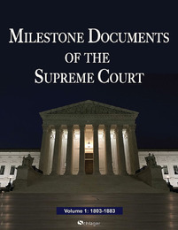 Milestone Documents of the Supreme Court, ed. , v. 