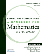 A Handbook for Mathematics in a PLC at Work™, Grades 6–8, ed. , v. 