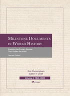 Milestone Documents in World History, ed. 2, v. 
