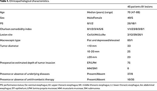 Usefulness of argon plasma coagulation for superficial esophageal 