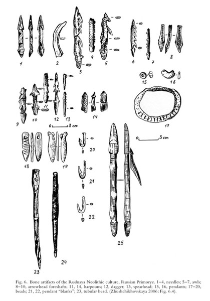 Fish hook Japan These implements—an arrowhead, fishhooks, needle