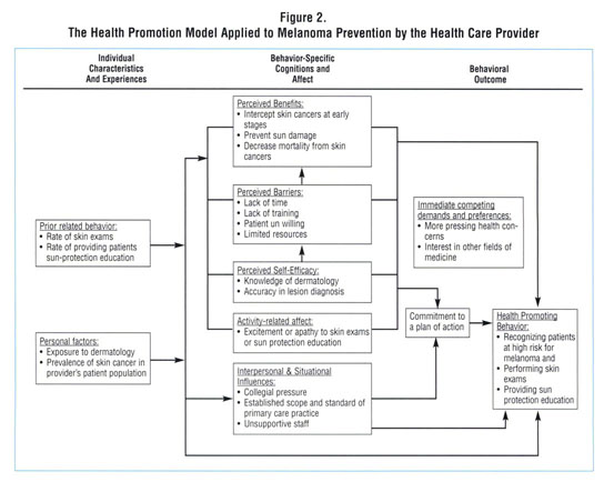 pender health promotion model example