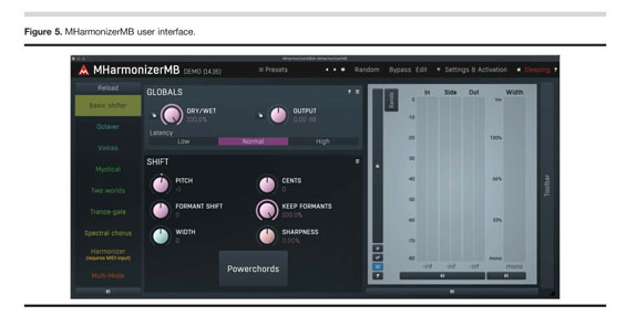 Reliability and Efficiency of Pitch-Shifting Plug-Ins in Voice and