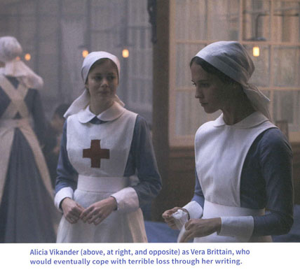 Alicia Vikander says Vera Brittain's letters were her 'true