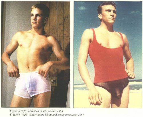 1955 Jockey Brief Tshirt Men's Underwear Fashion Vintage Print Ad