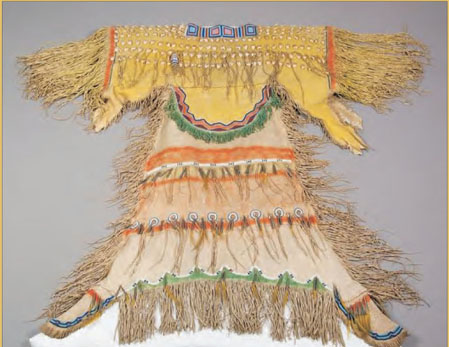 eBlueJay: Buckskin Shirt, Kiowa origin. Beauty and Mysticism in Indian Art