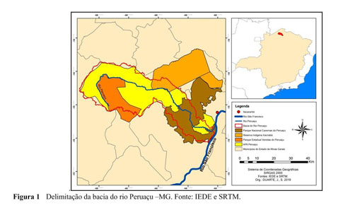 Mapa de uso da terra da bacia hidrográfica do rio da Gama Figure 2-Land