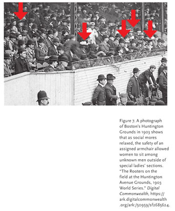 Sketch of the 1903 World Series game at the Huntington Avenue