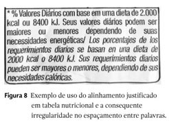 Legibility considerations for nutrition facts labels: the role of  typography in accessing information by aged people with low  vision/Consideracoes sobre legibilidade para tabela nutricional: o papel da  tipografia no acesso a informacao