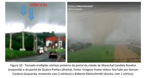 Vendaval teve característica de tornado em Cascavel, diz município