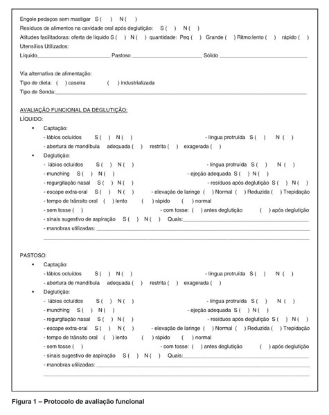 Protocolos de Anamnese e Avaliação Fonoaudiológica