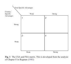 Ten patterns of FSA development in MNEs