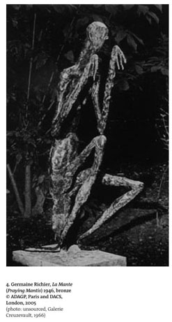 Germaine Richier: disquieting matriarch: for Francoise Guiter