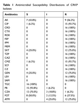 Analysis of the Clinical Effect of Combined Drug Susceptibility to