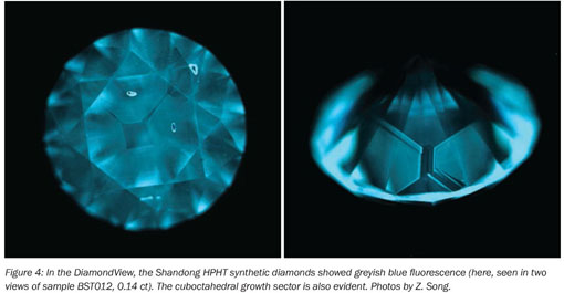 Features of Synthetic Diamonds