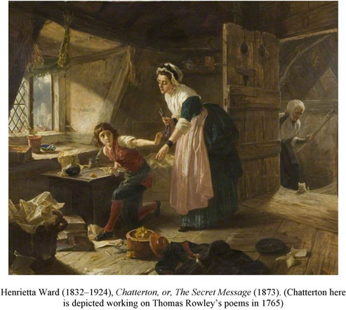 New Findings on Thomas Chatterton – Library Matters