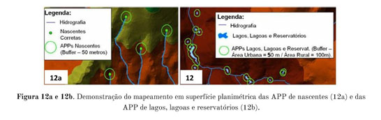 EVALUATION OF PERMANENT PRESERVE AREAS ON PLANIMETRIC SURFACE AND MODELED  SURFACE IN ENVIRONMENTAL PROTECTION AREA OF PETROPOLIS MOUTAIN  REGION--RJ/AVALIACAO DE AREAS DE PRESERVACAO PERMANENTE EM SUPERFICIE  PLANIMETRICA E SUPERFICIE MODELADA NA AREA