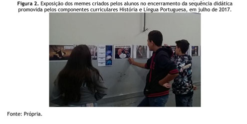 INTERNET MEMES AND EDUCATION: A DIDACTIC SEQUENCE FOR THE LESSONS OF  HISTORY AND PORTUGUESE LANGUAGE/MEMES DE INTERNET E EDUCACAO: UMA SEQUENCIA  DIDATICA PARA AS AULAS DE HISTORIA E LINGUA PORTUGUESA/MEMES DE INTERNET